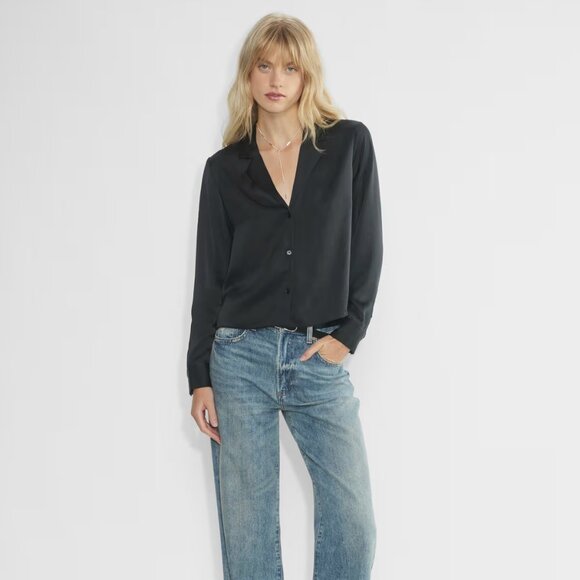 Aritzia Black Blouse - Picture 6 of 7